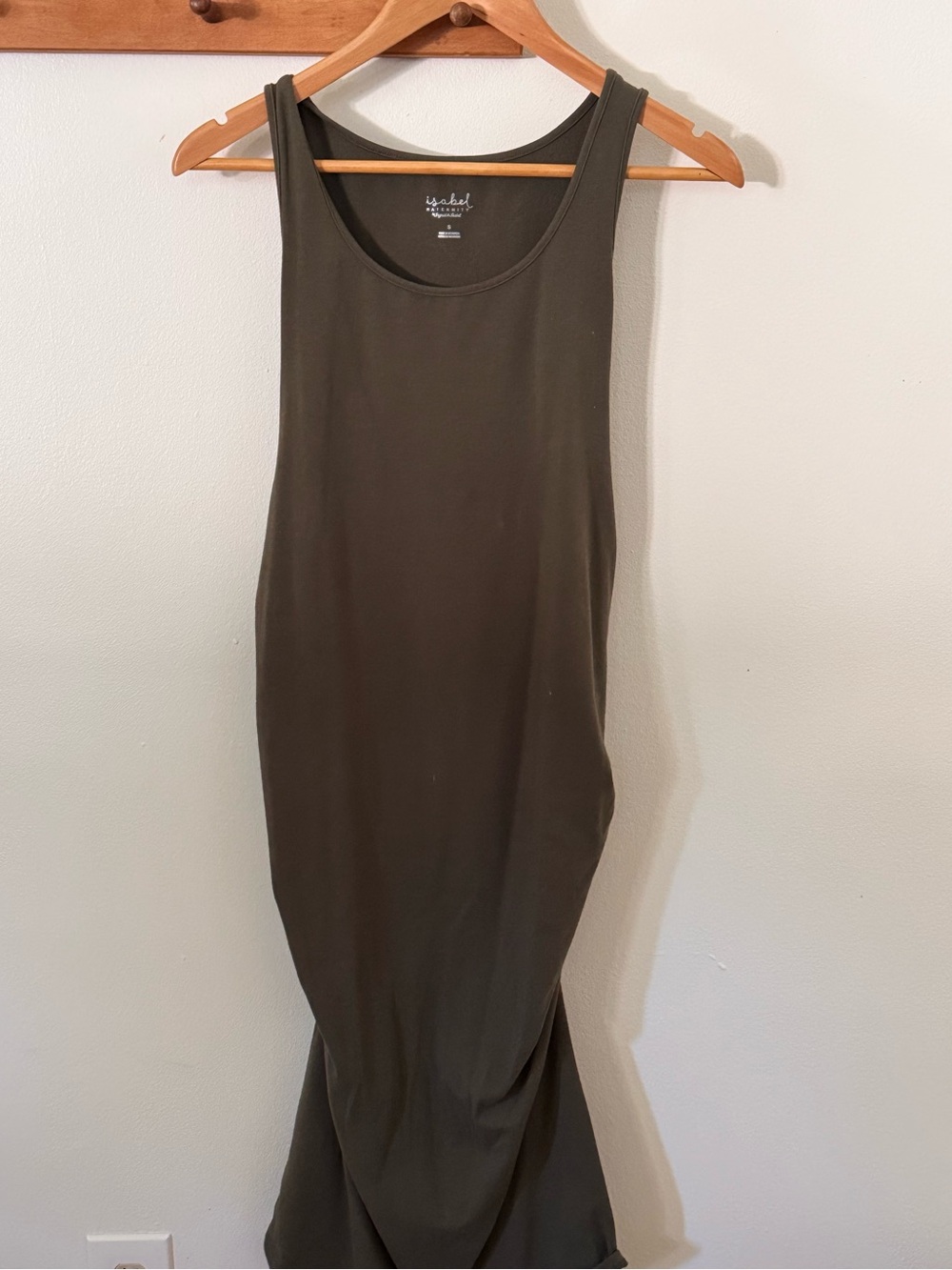 Isabel Maternity by Ingrid & Isabel Ruched Midi Dress – Size Small